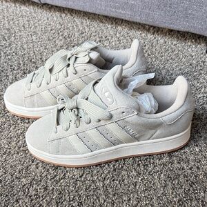 Adidas Campus 00s Light Gray Suede Sneakers